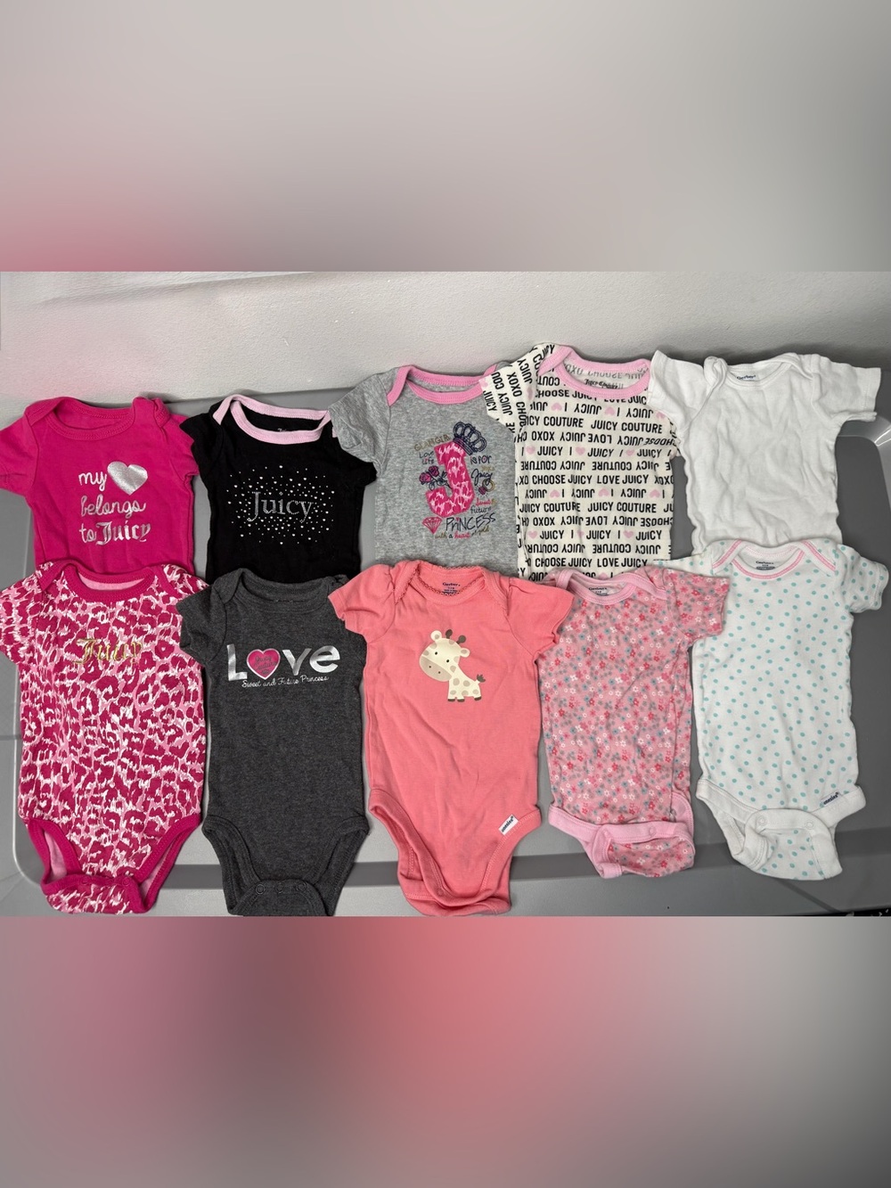 Baby girl bundle size 0-3 m